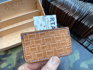 Single Pocket Card Wallet - Blue Shark