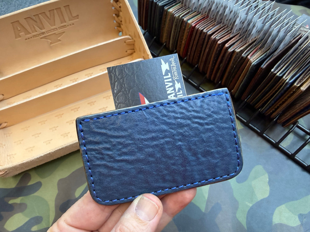 Single Pocket Card Wallet - Blue Shark