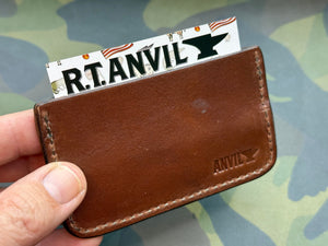 Single Pocket Card Wallet - Brown Tailback Alligator