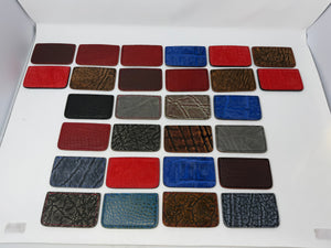 Single Pocket Card Wallet - Choose from Variety of Exotic Hides