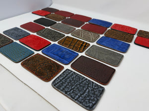 Single Pocket Card Wallet - Choose from Variety of Exotic Hides