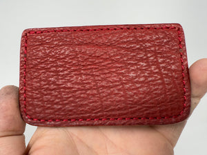 Single Pocket Card Wallet - Choose from Variety of Exotic Hides