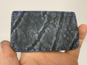 Single Pocket Card Wallet - Choose from Variety of Exotic Hides