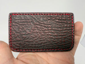 Single Pocket Card Wallet - Choose from Variety of Exotic Hides