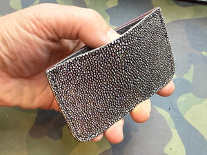 Single Pocket Card Wallet - Chrome Stingray