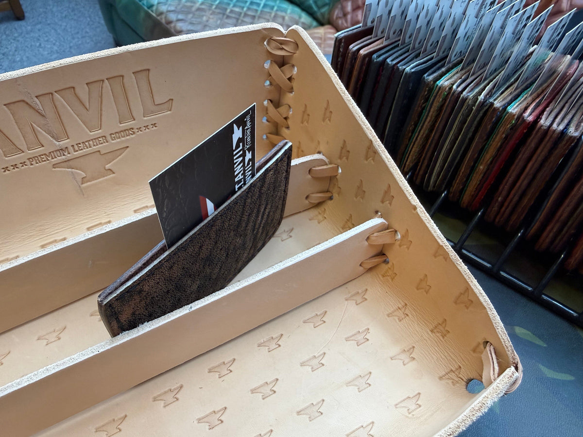 Single Pocket Card Wallet - Cognac Elephant