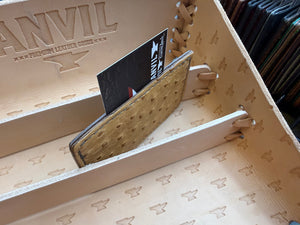 Single Pocket Card Wallet - Golden Ostrich