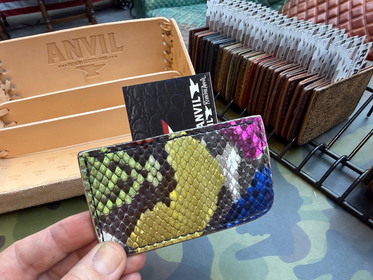 Single Pocket Card Wallet - MultiColor Python