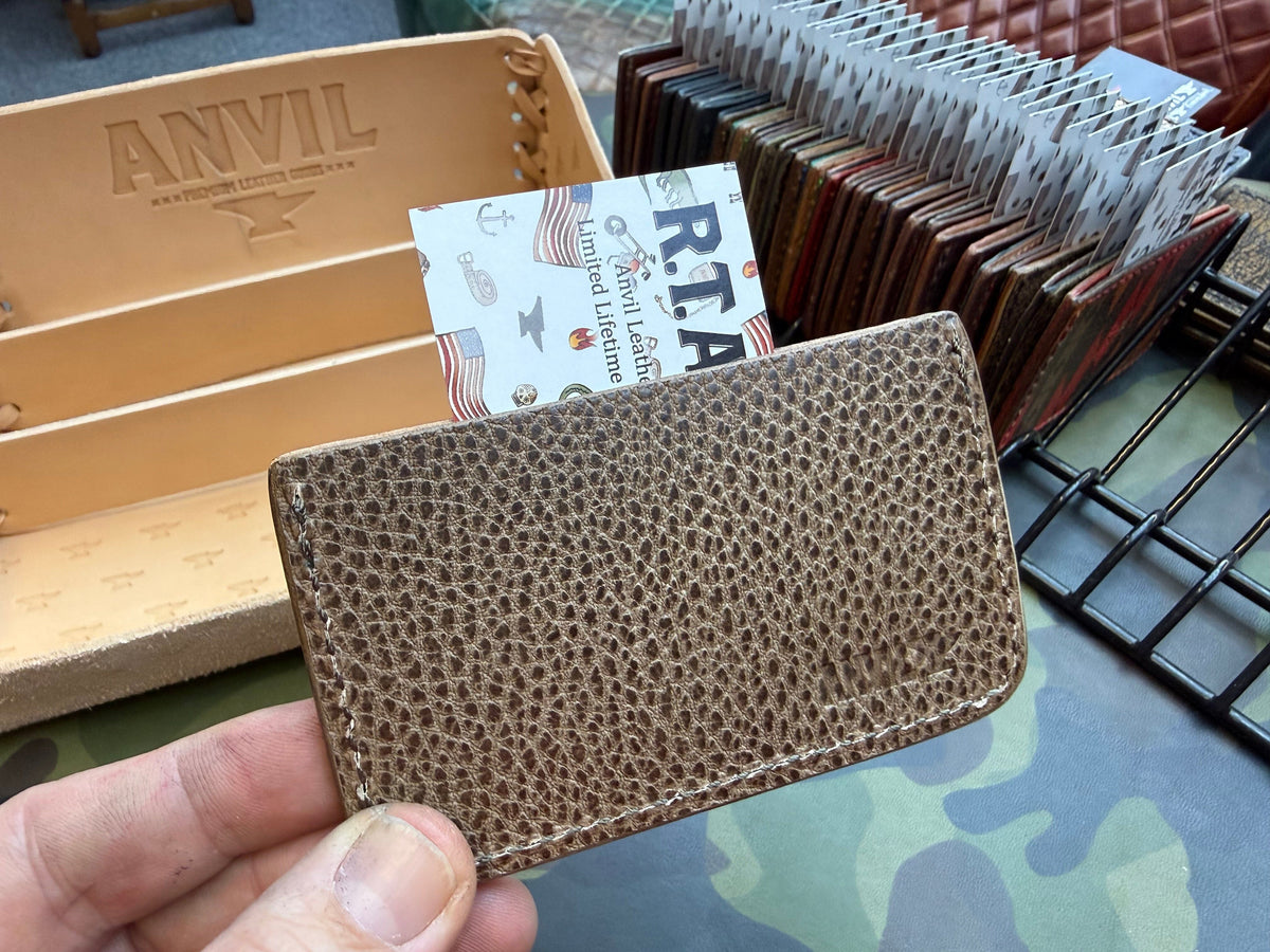 Single Pocket Card Wallet - Natural Python