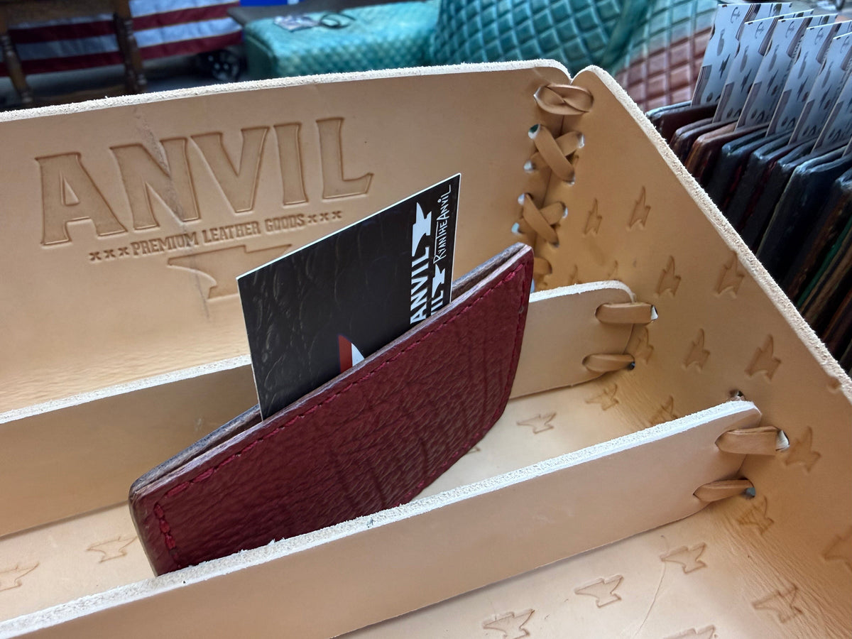 Single Pocket Card Wallet - Red Shark