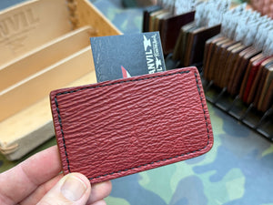 Single Pocket Card Wallet - Red Shark