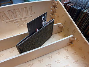 Single Pocket Card Wallet - SaddleTan Cape Buffalo