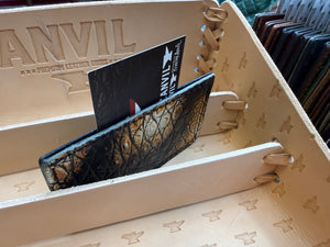 Single Pocket Card Wallet - Tortoise Alligator