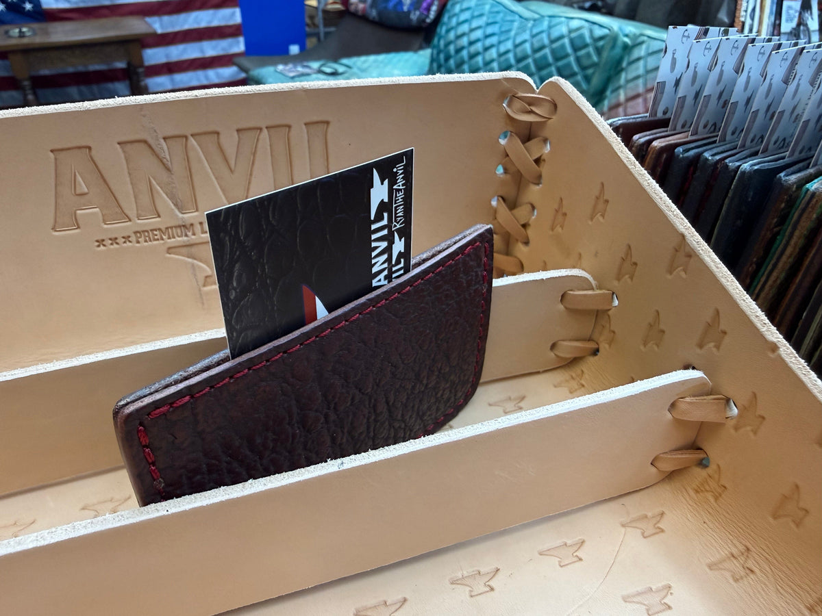 Single Pocket Card Wallet - Wine Shark