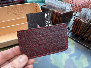 Single Pocket Card Wallet - Wine Shark