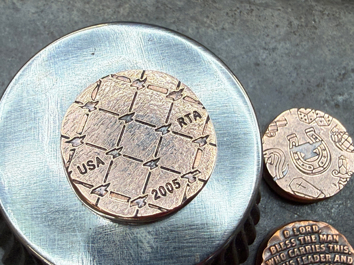 The Anvil Prayer Coin