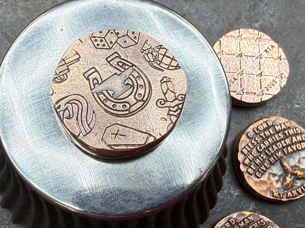 The Anvil Prayer Coin