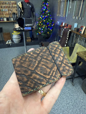 The El Camino Wallet - Cognac Elephant