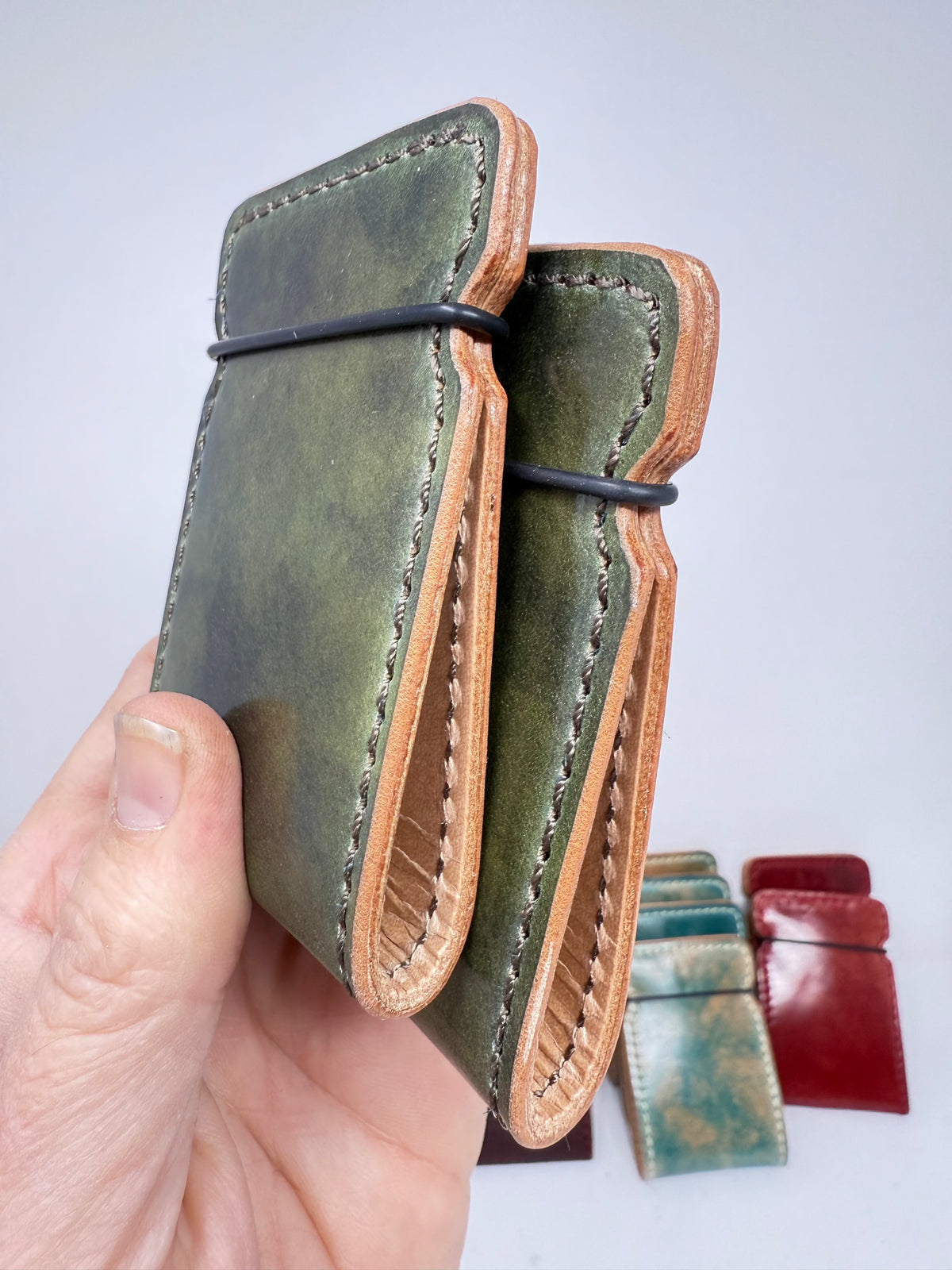 The El Camino Wallet - Green Shell Cordovan
