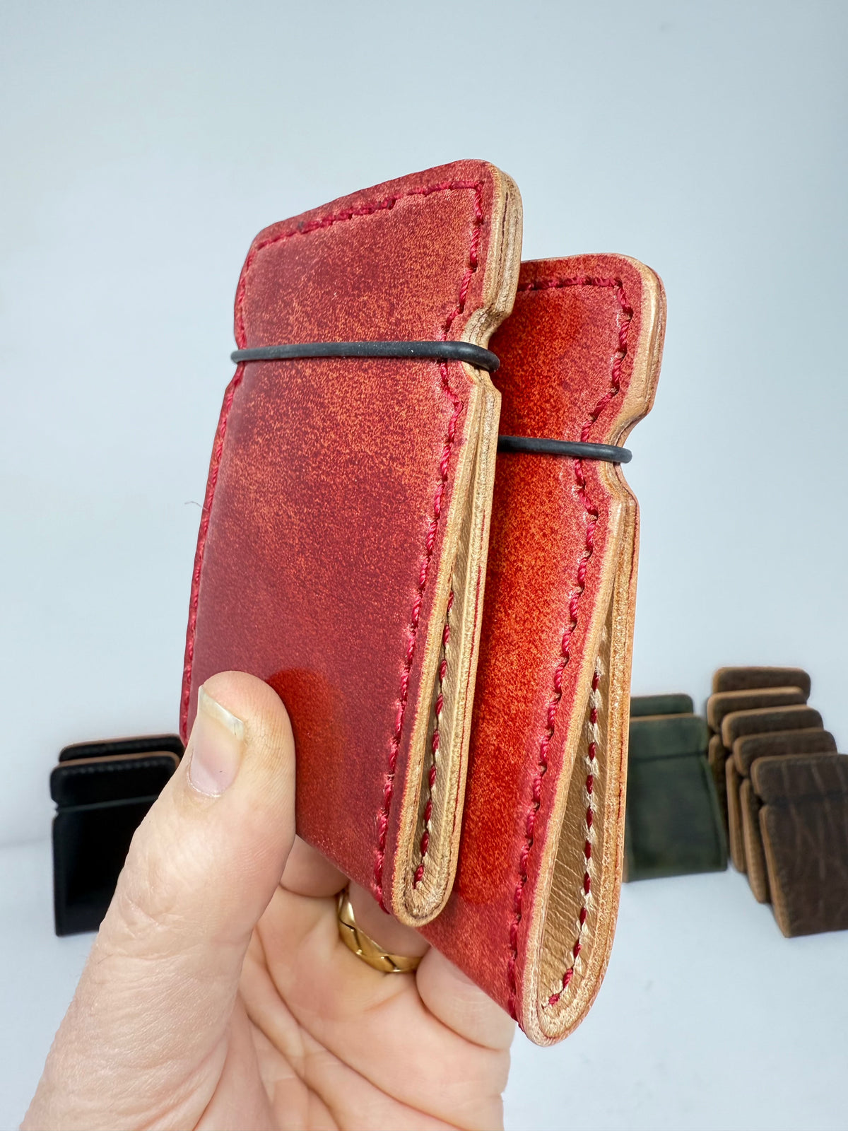 The El Camino Wallet - Lava Shell Cordovan