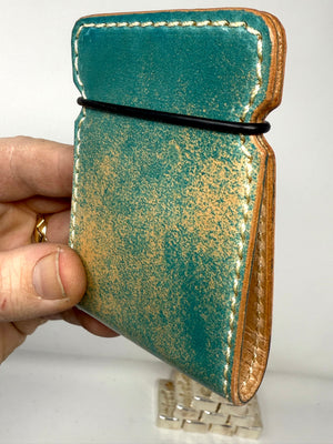 The El Camino Wallet - Turquoise Shell Cordovan