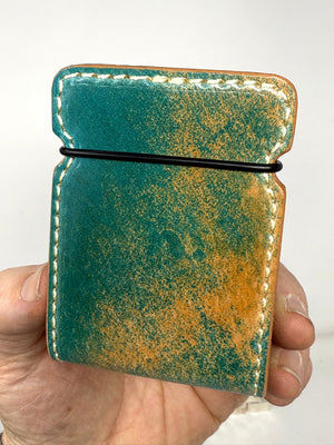 The El Camino Wallet - Turquoise Shell Cordovan