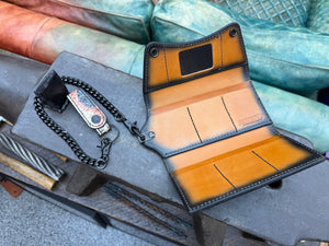 Trucker Trifold Wallet - Strawberry Cream Soda Python