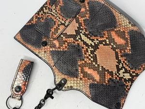 Trucker Trifold Wallet - Strawberry Cream Soda Python