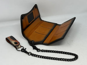 Trucker Trifold Wallet - Strawberry Cream Soda Python