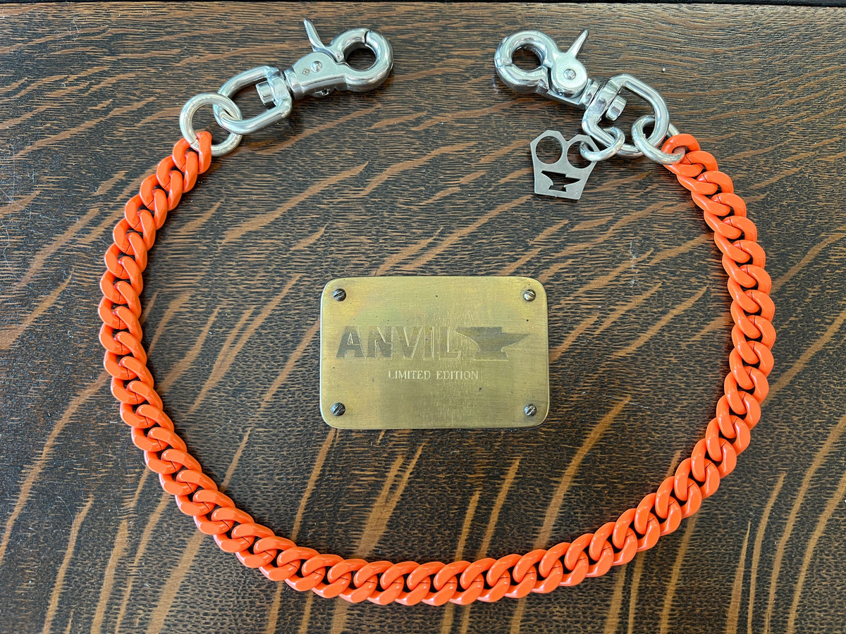 Anvil Customs 18” Stainless Ball Style Wallet Chain w/Custom Hardware