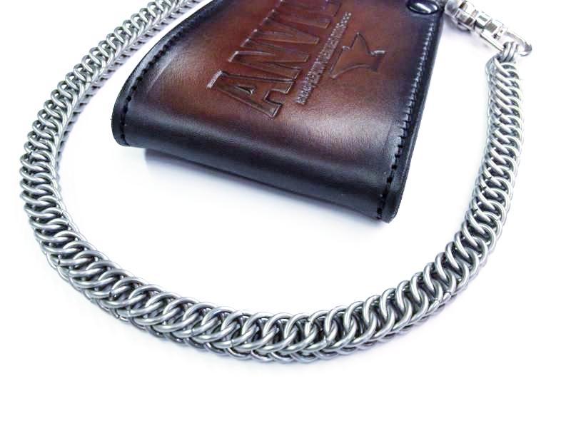 Anvil Customs 22 inch Leather Strap Wallet Chain