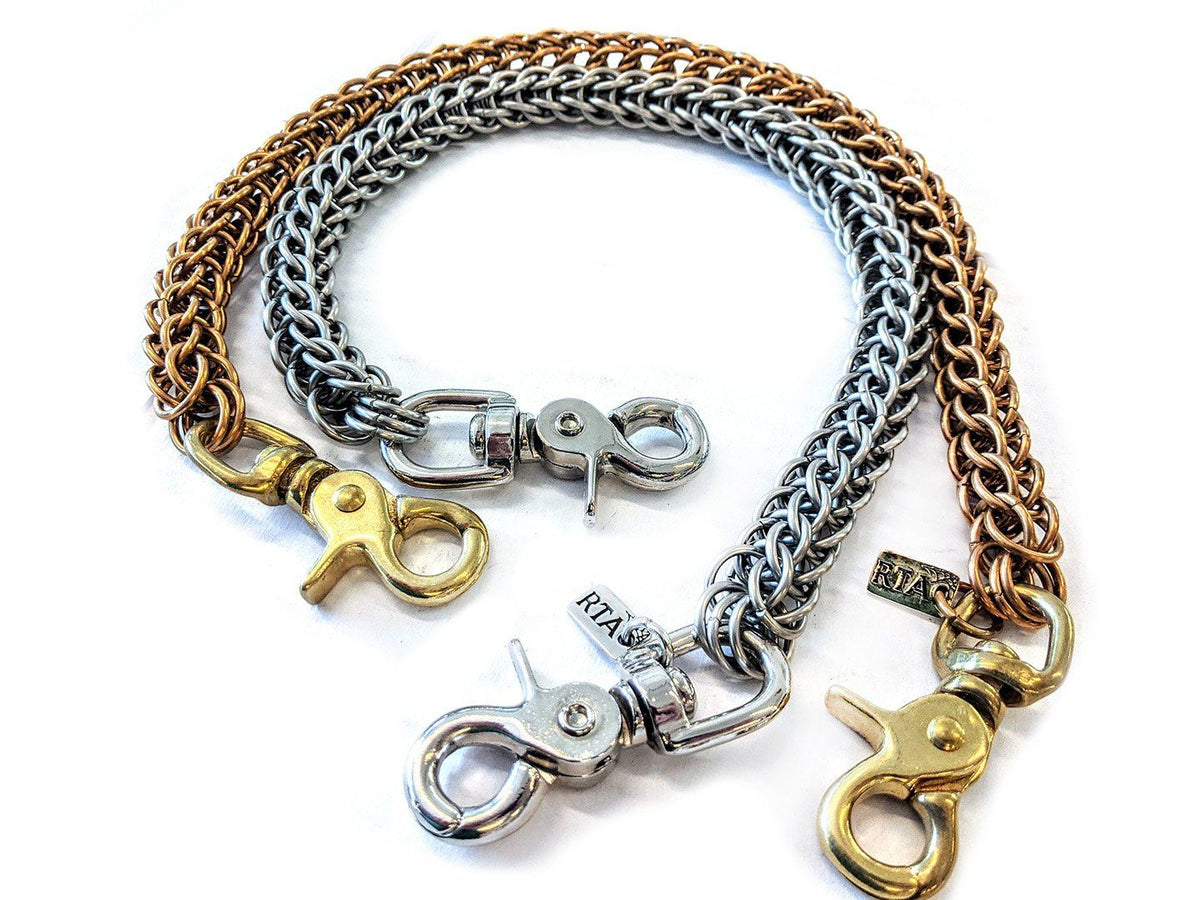 Anvil Customs 18” Stainless Ball Style Wallet Chain w/Custom Hardware