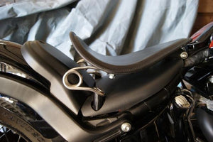 Anvil Leather Motorcycle / Chopper Solo Spring Seat - Anvil Customs