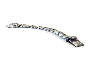 Anvil Silver Cuban Link Bracelet