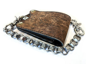 Bifold Leather Chain Wallet (G4) - Fallout