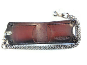 Bifold Leather Chain Wallet - Anvil Customs