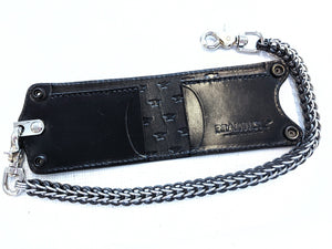 Bifold Leather Chain Wallet - Anvil Customs