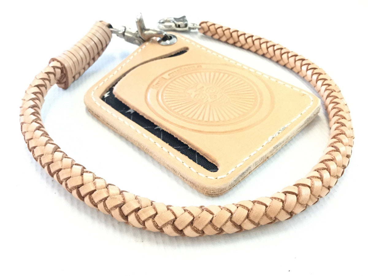 Braided Leather Wallet Chain - Anvil Customs