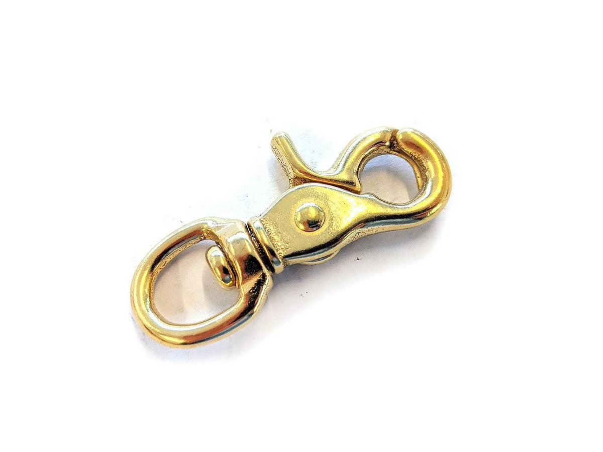 Chainmaille Wallet Chain Clasp - Brass