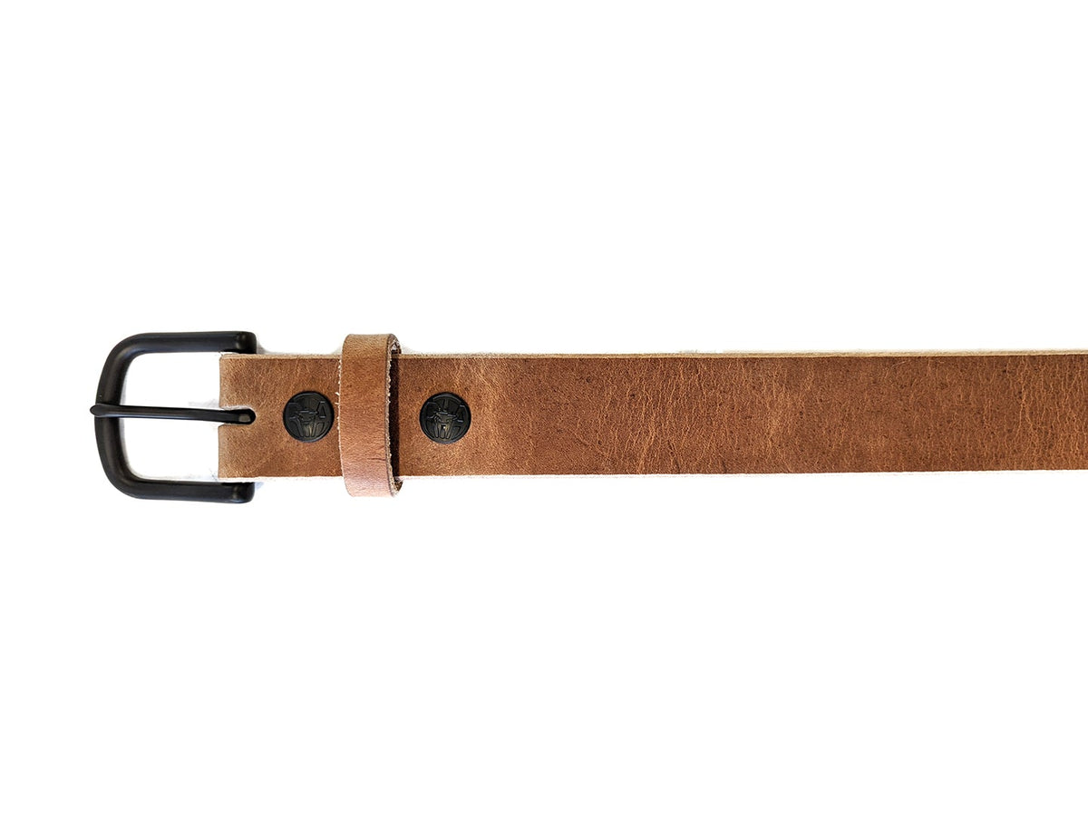 Custom Leather Belt - We The People - Anvil Customs