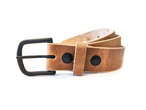 Custom Leather Belt - Harness Cowhide