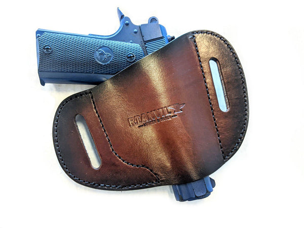 leather gun holder