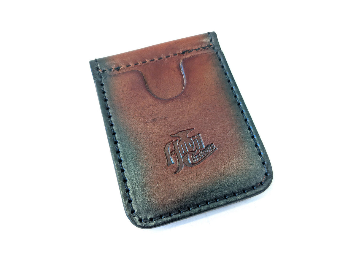 Leather Money Clip Wallet - Anvil Customs