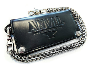 Long Biker Leather Chain Wallet - Anvil Bold - Anvil Customs