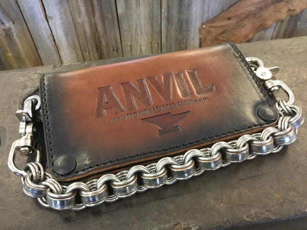 Custom Leather Wallets - Leather Biker Wallets - Anvil Customs