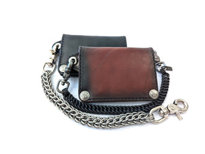Mini Long Leather Chain Wallet - Anvil Customs
