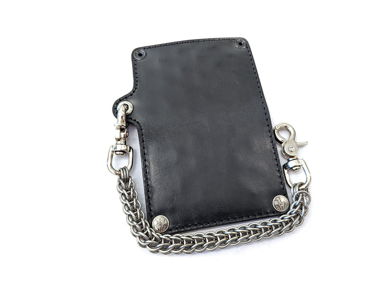 Mini Long Leather Chain Wallet - Anvil Customs