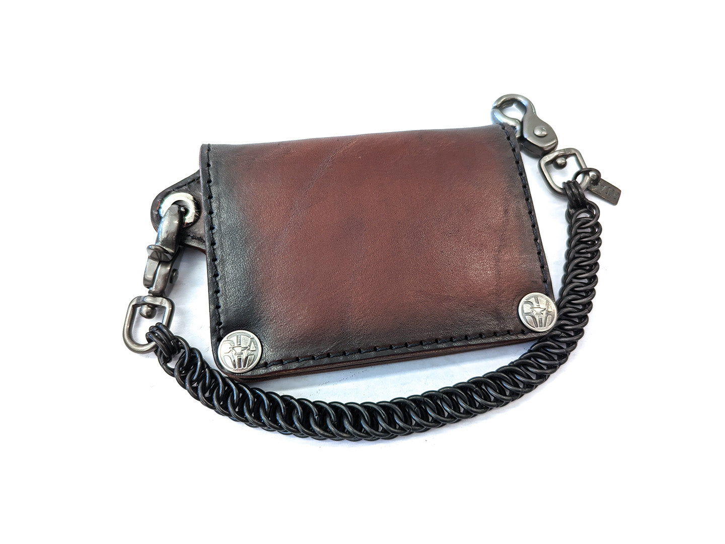 Mini Long Leather Chain Wallet - Anvil Customs