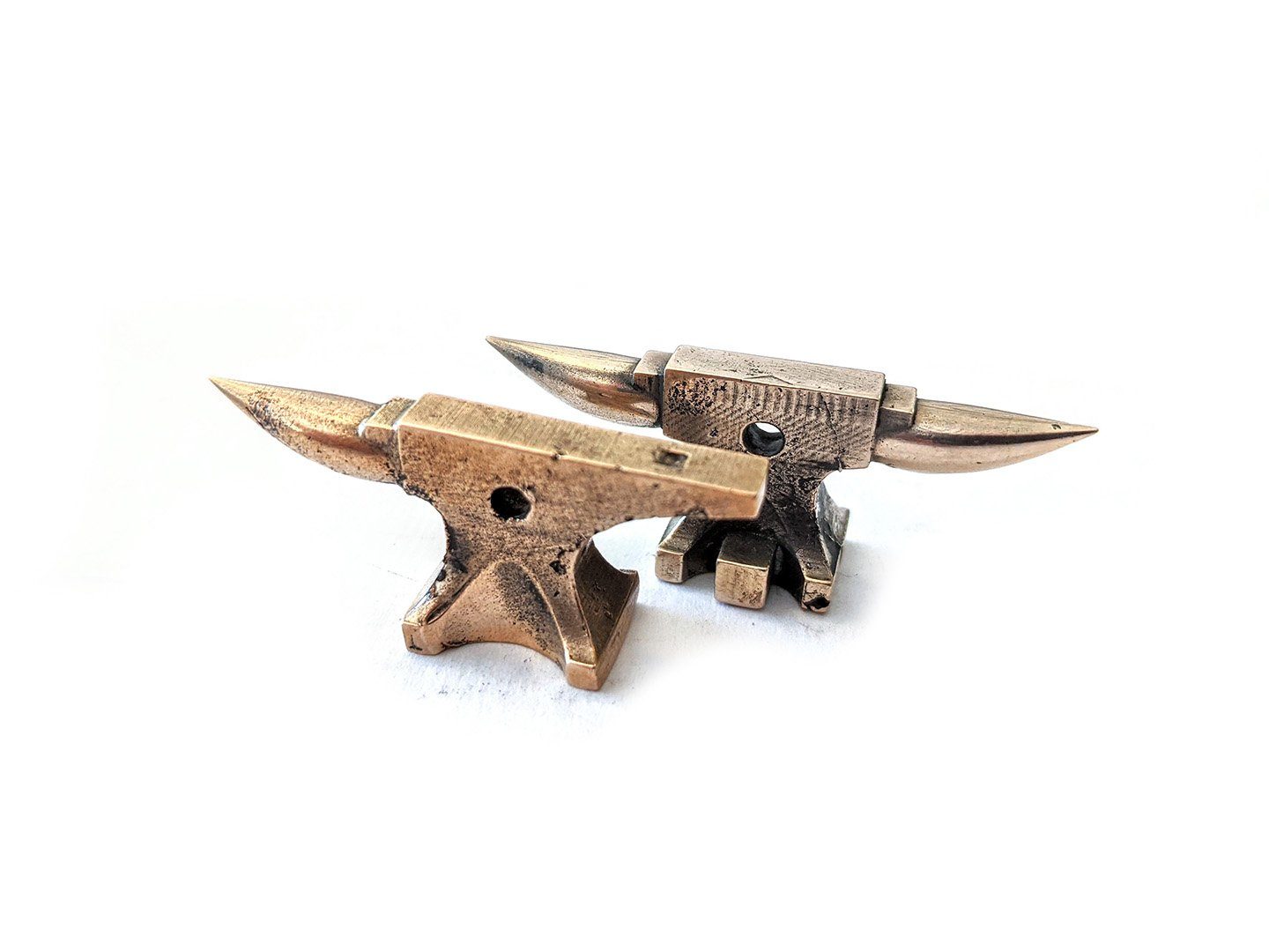 Miniature Anvil Bead/Pendant Bronze / Original (Single Horn/Heel)