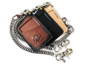 Minimalist Leather Chain Wallet